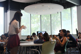 Parents interact enthusiastically at the Q & A session to seek advice for the best practices from experts and other parents.