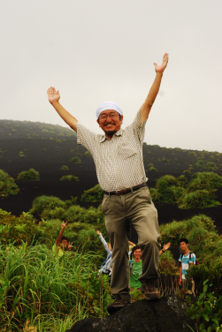 Toho University’s Professor Masami Hasegawa on Oshima. (Image credit: Félix Landry Yuan)
 