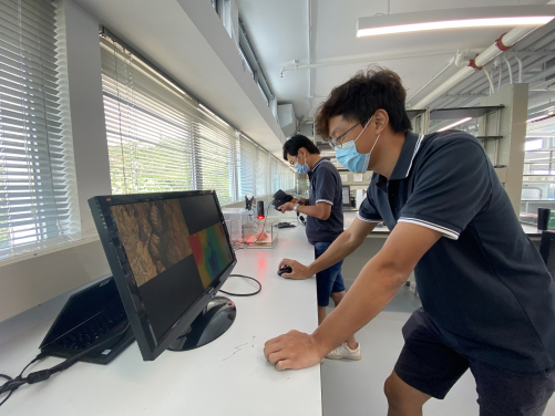 Image 10: The Wet Lab - Associated with the Aquarium, it is designed to perform physiological measurement and dissection of specimens. 
 